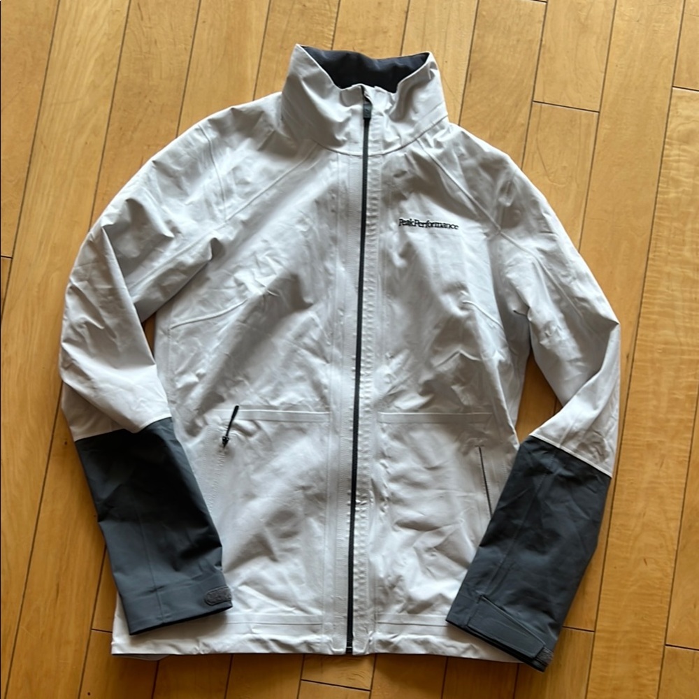 White and Gray Jacket